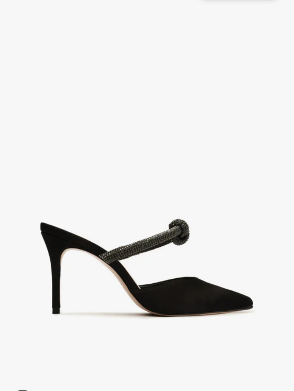 Schutz Crystal Embellished Mules